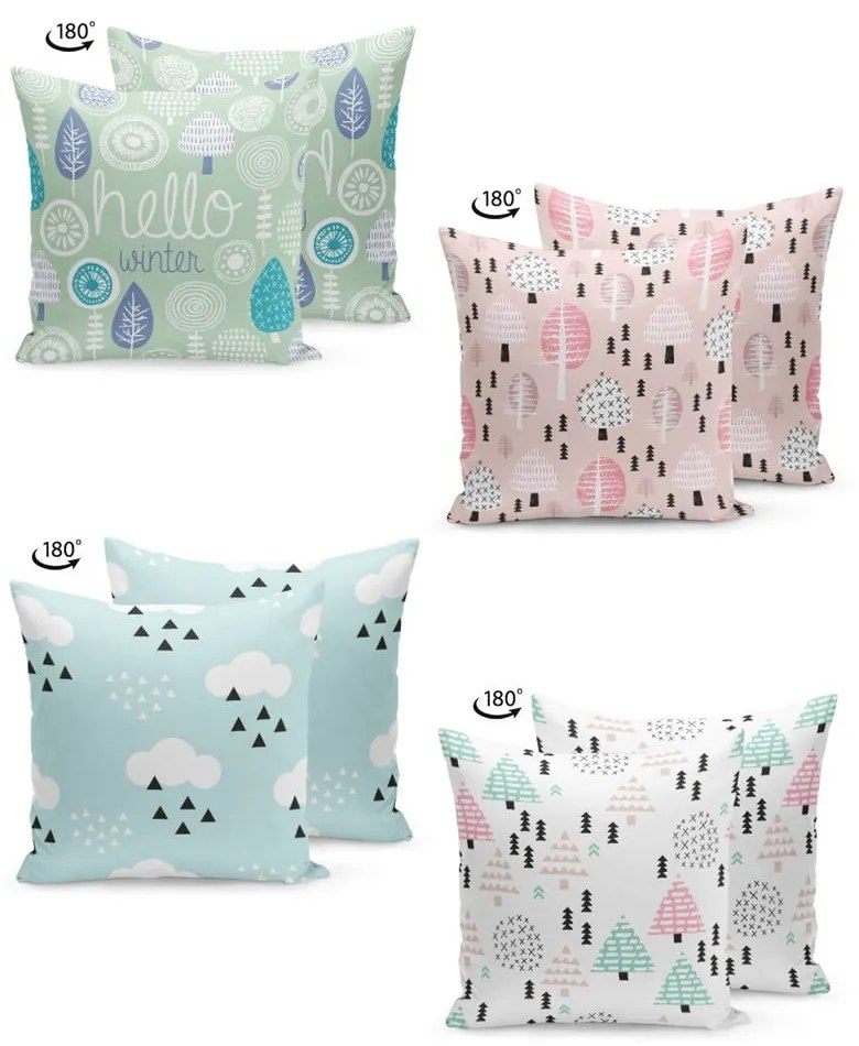 Set di 4 federe decorative Kids Nature, 43 x 43 cm - Kate Louise