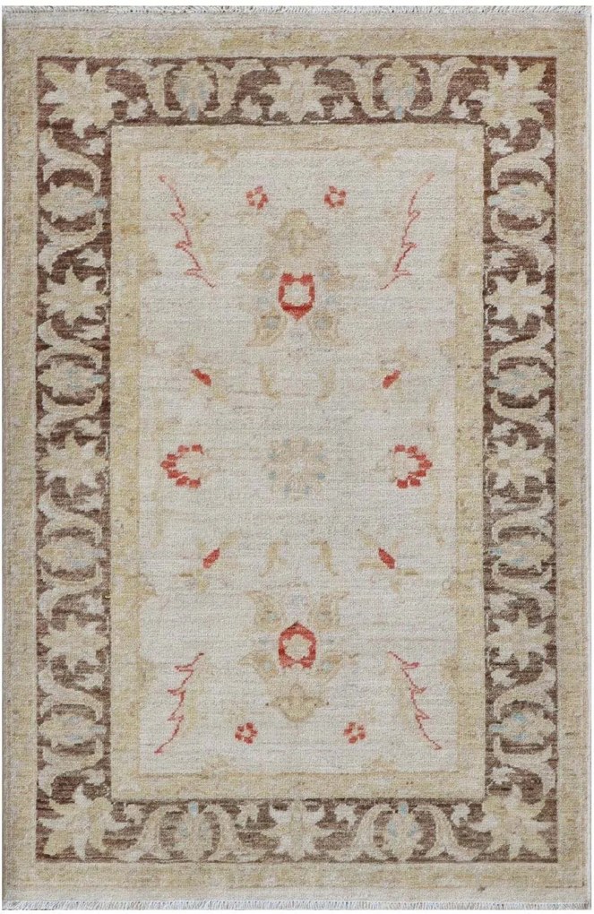 Ziegler Tappeto orientale 80x120 Beige (Pakistan) Annodato A Mano