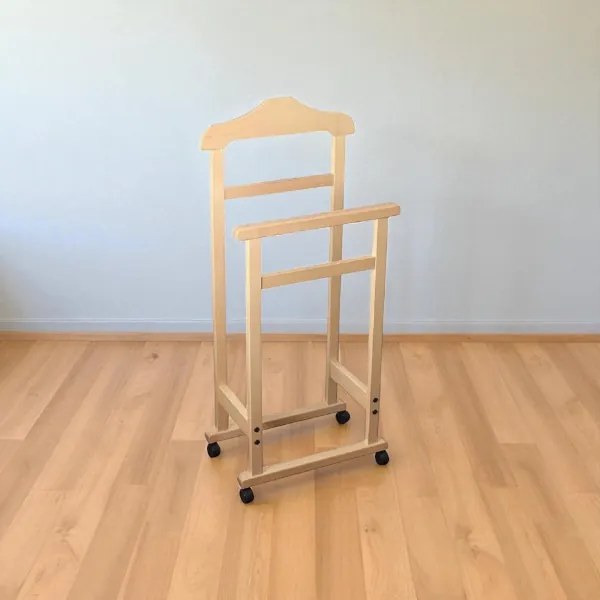 Indossatore da camera in legno massello ELEGANCE NATURALE