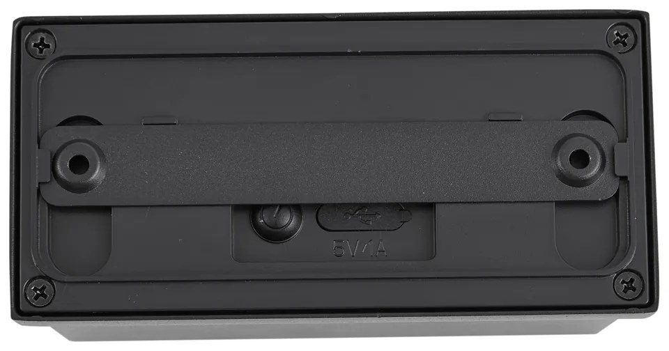 Lampada da parete nera con sensore magnetico a 4 fasi e LED ricaricabile integrato - Baleno