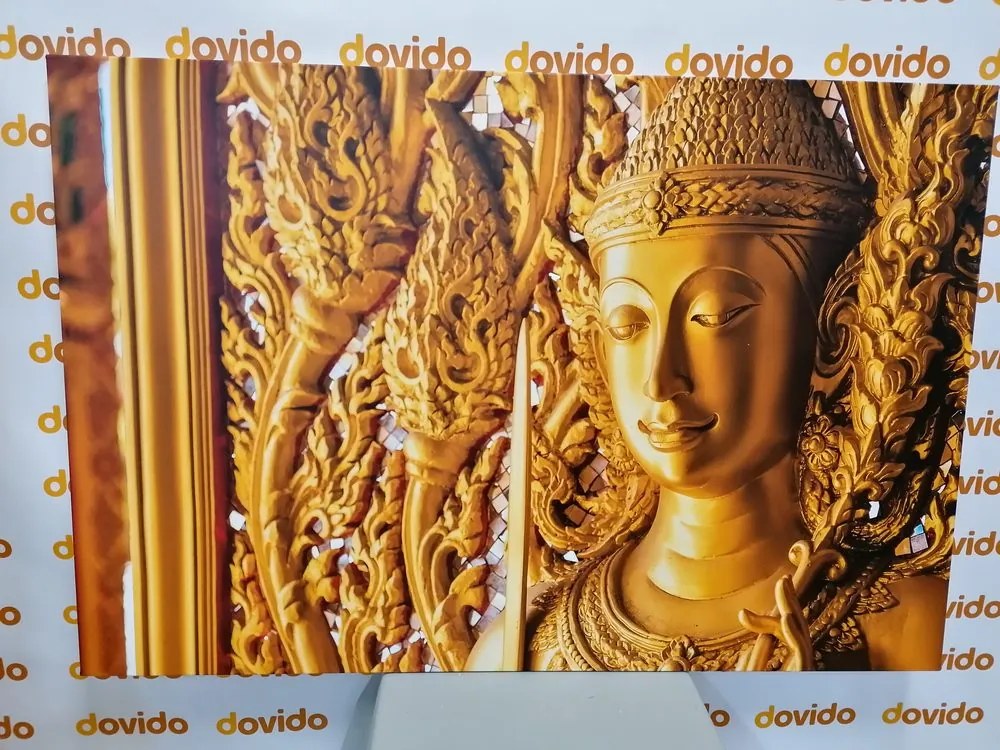 Stampa su tela – Statua di Buddha nel tempio