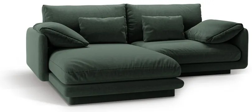 Divano angolare verde scuro (angolo sinistro) Torino - Micadoni Home