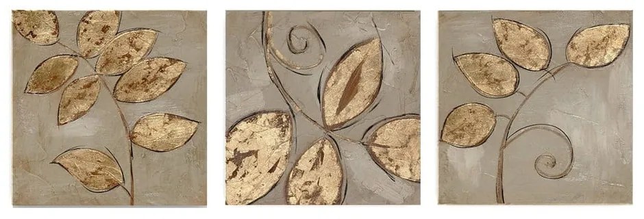 Dipinti in set di 3 pezzi 30x30 cm - Wallity