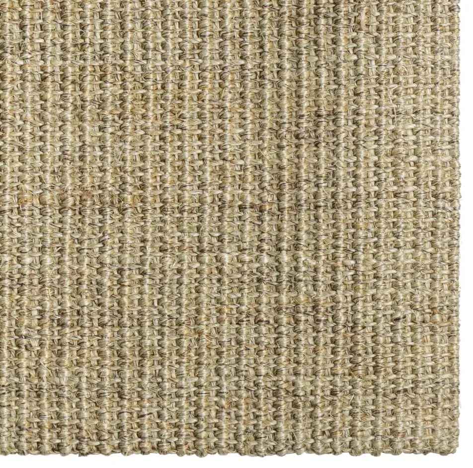 Tappeto in Sisal Naturale 80x300 cm Verde