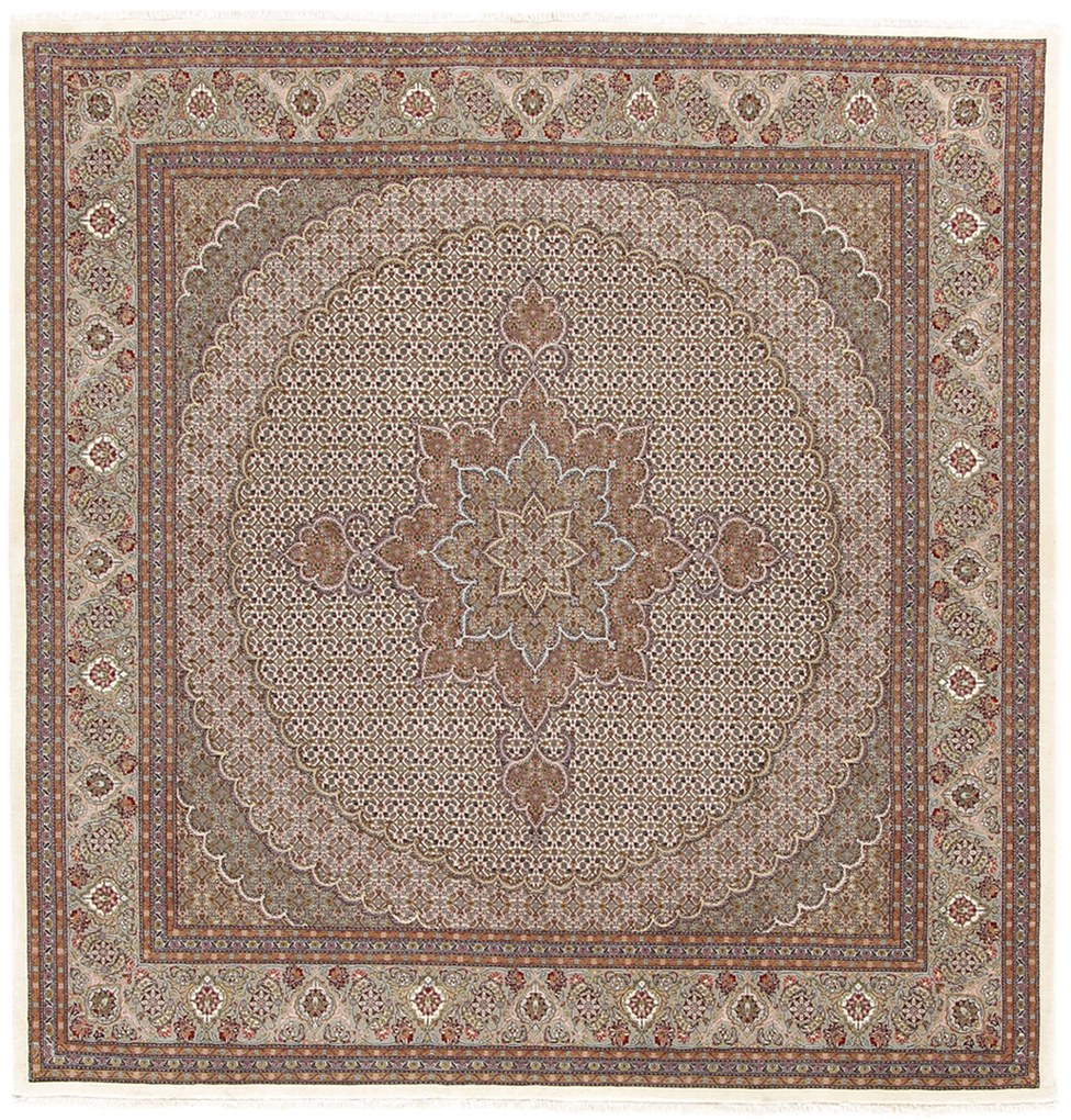 Tabriz Tappeto persiano 210 x 200 (Iran) Annodato A Mano
