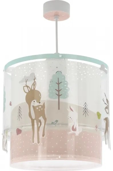Dalber 61272 - Lampadario per bambini LOVING DEER 1xE27/60W/230V