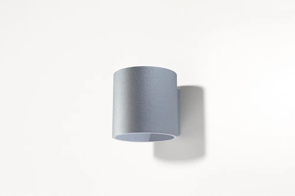 Lampada da parete grigia Roda - Sollux