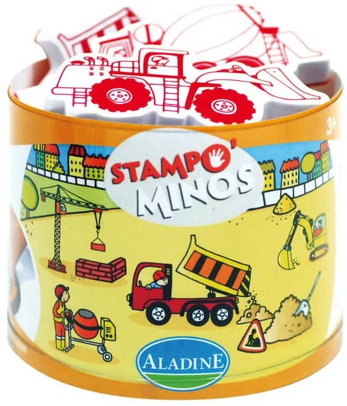 Timbri per bambini StampoMinos, in cantiere