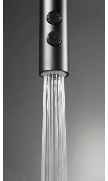 Deante BQO_N72M - Rubinetto lavello con doccetta estraibile OLFATO nero