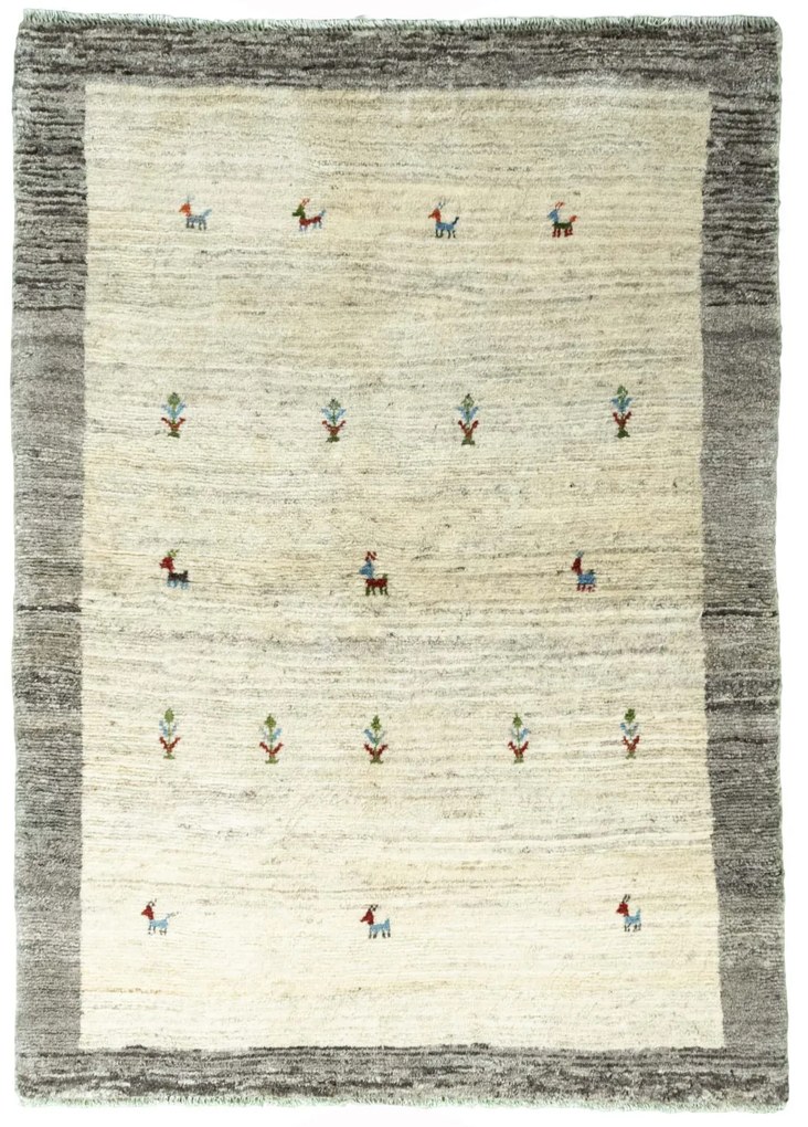 Gabbeh Tappeto persiano 120x160 Beige (Iran) Annodato A Mano