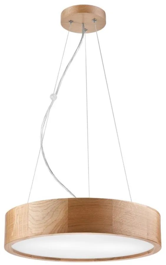 Lampadario a sospensione con filo OAK 2xE27/60W/230V quercia ø 37 cm