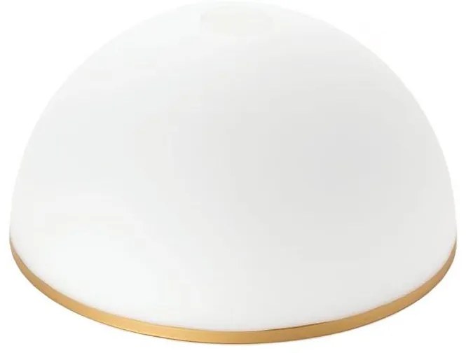 Vetro di ricambio per lampadario e lampada da terra OLD LAMP E27 diametro 30 cm bianco/oro