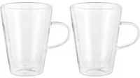 Set 2 mug 300 ml in vetro borosilicato