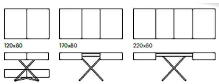 EUTE - tavolino trasformabile salvaspazio