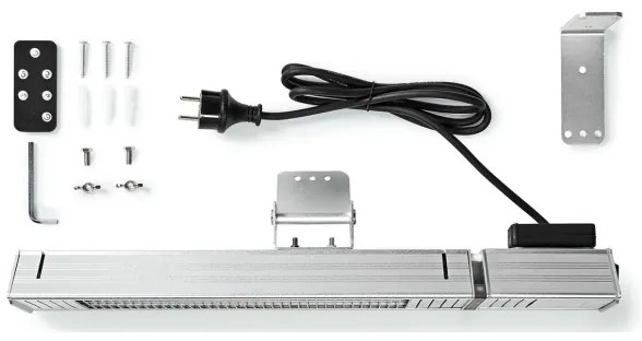 Nedis HTPA30ESS - da esterno elemento riscaldante elettrico 2000W/230V IP65 + TC