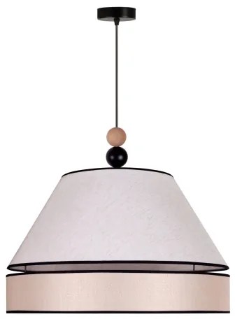 Duolla - Lampadario a sospensione con filo AVIGNON 1xE27/15W/230V diametro 60 cm beige
