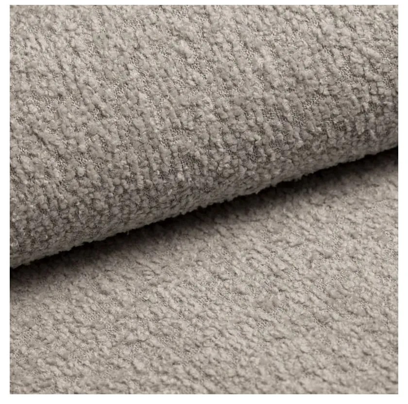 Divano angolare beige in tessuto bouclé (angolo sinistro/"U") Ariella - Ropez