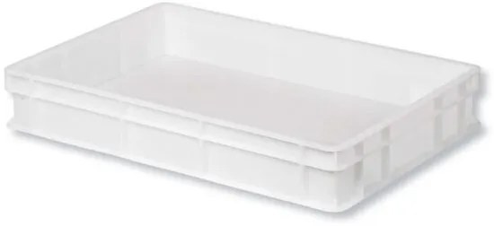 Cassetta impilabile/sovrapponibile Bianca, 60x40x10h CM
