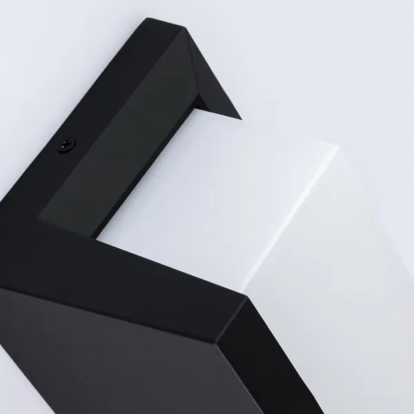 Lampada da parete esterna NEELY 1xE27/60W/230V IP54 nero