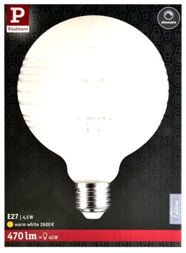 Lampadina LED dimmerabile CLASSIC G125 E27/4,5W/230V 2600K - Paulmann 28744