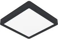 Plafoniera Moderna Fueva 5 In Acciaio Nero Led Integrato 17W 3000K Ip44