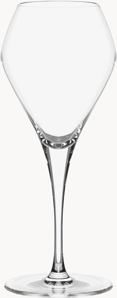 Set di 6 bicchieri da vino bianco in vetro soffiato Q1