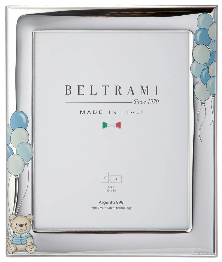 Portafoto palloncini foto 13x18 cm con argento Miro Silver