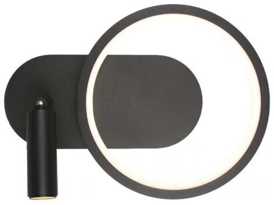 Applique a LED LED/14W/230V 4000K nero