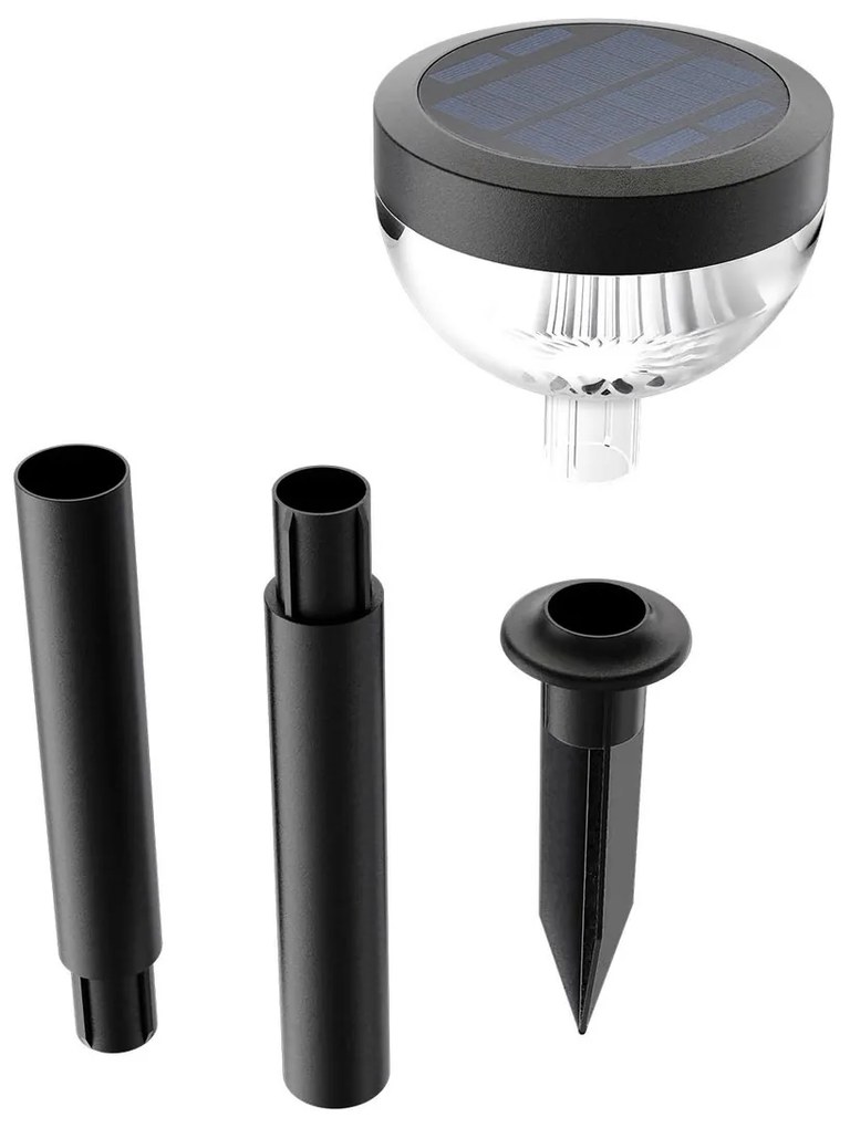 Lampada Solare da Giardino a Picchetto IP65 41cm CCT 120 lumen Colore Bianco Variabile CCT