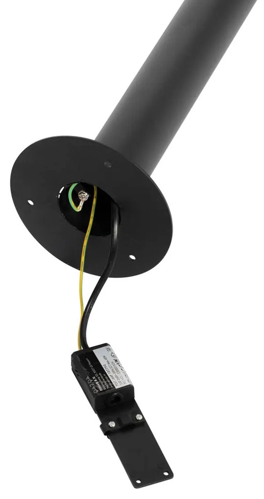 Palina da giardino di design nera 100 cm IP44 - Morty