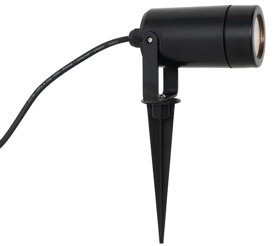 Faretto orientabile nero IP65 - Solo Eco