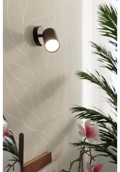 Sollux SL.1126 - Lampada da parete LEMMI 1xGU10/40W/230V nero