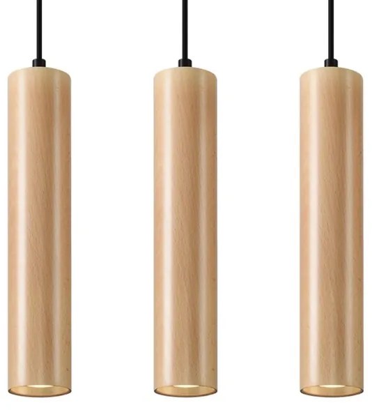 Sollux SL.0638 - Lampadario a sospensione con filo LINO 3xGU10/40W/230V