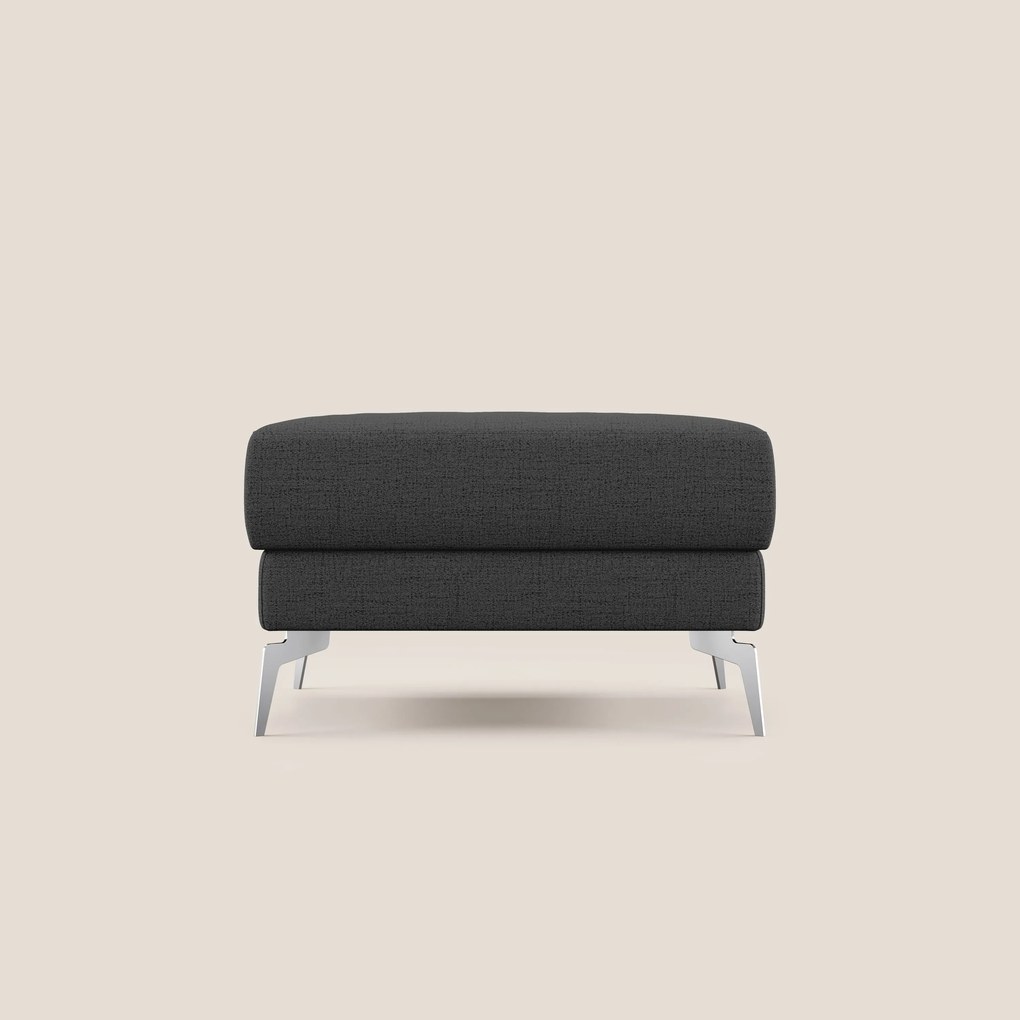 Star Pouf con piedini alti in tessuto impermeabile fiammato T03