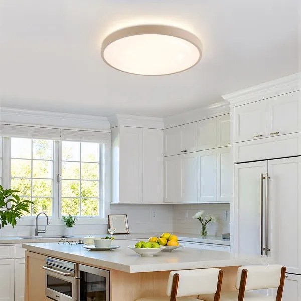 Brilagi - Lampada LED dimmerabile GLASS POOL DOUBLE LED/60W/230V 50 cm beige + telecomando