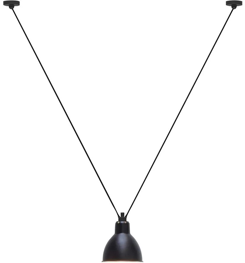 Lampe Gras - 323 L Lampada a Sospensione Round Black Lampada Gras