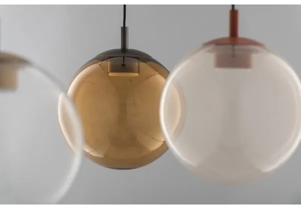 Argon 8829 - Lampadario a sospensione con filo SACRAMENTO 1xGX53/8W/230V limpido/marrone