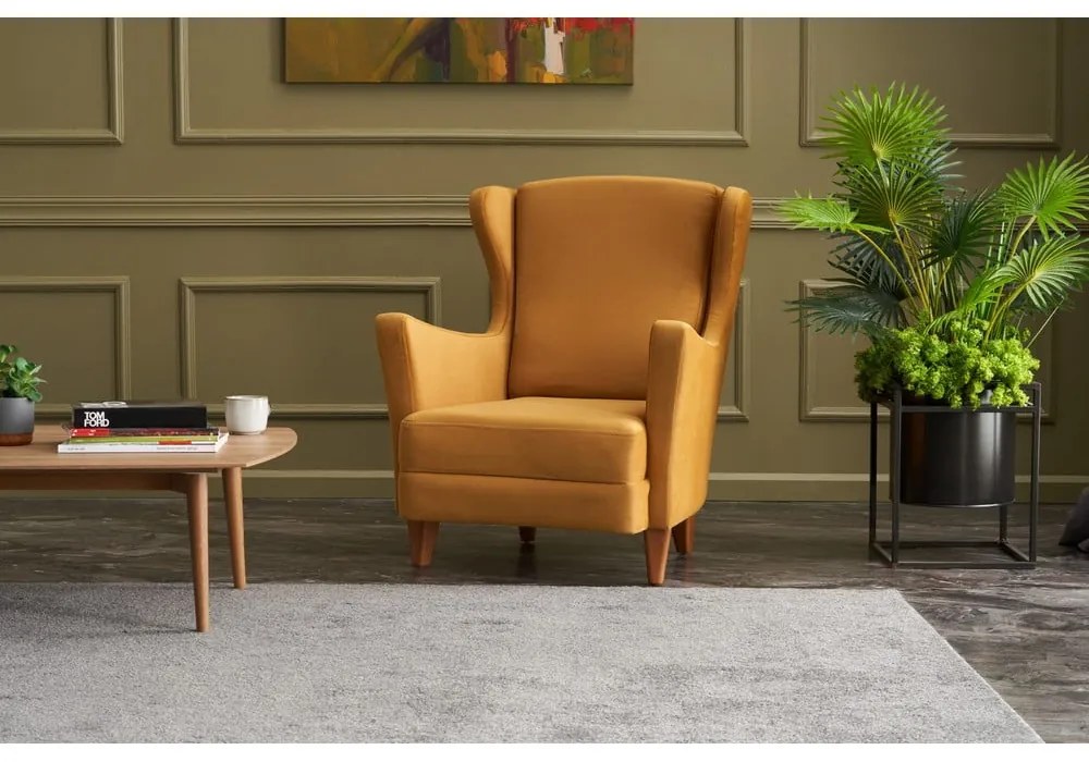 Poltrona gialla Lola Brejer - Artie