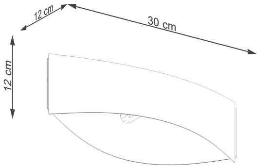 Sollux SL.1188 - Lampada da parete TONI 1xG9/8W/230V bianco