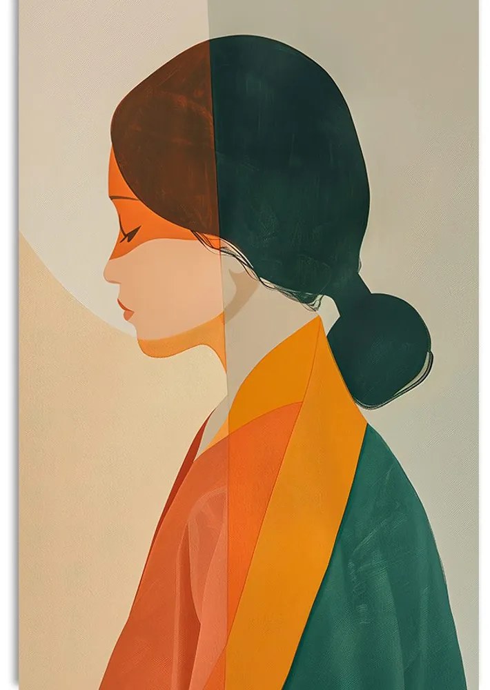 Quadro su tela – Japandi bellezza femminile