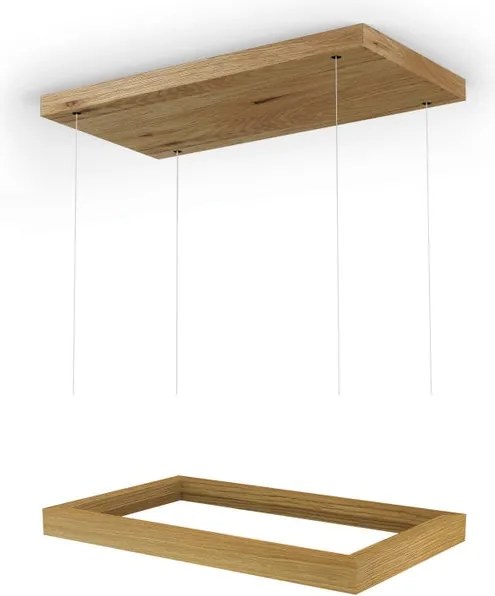 Kit cornice in legno naturale per cappa ad isola THEA di Faber