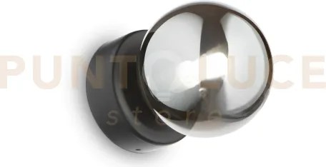 Perlage applique a parete 1 luce attacco g9 lampadina inclusa fume'