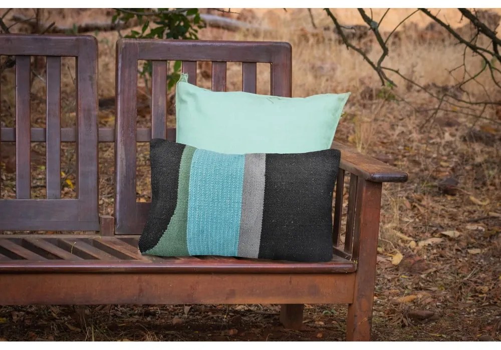 Cuscino per esterni in plastica riciclata Moonlight, 35 x 55 cm - Green Decore