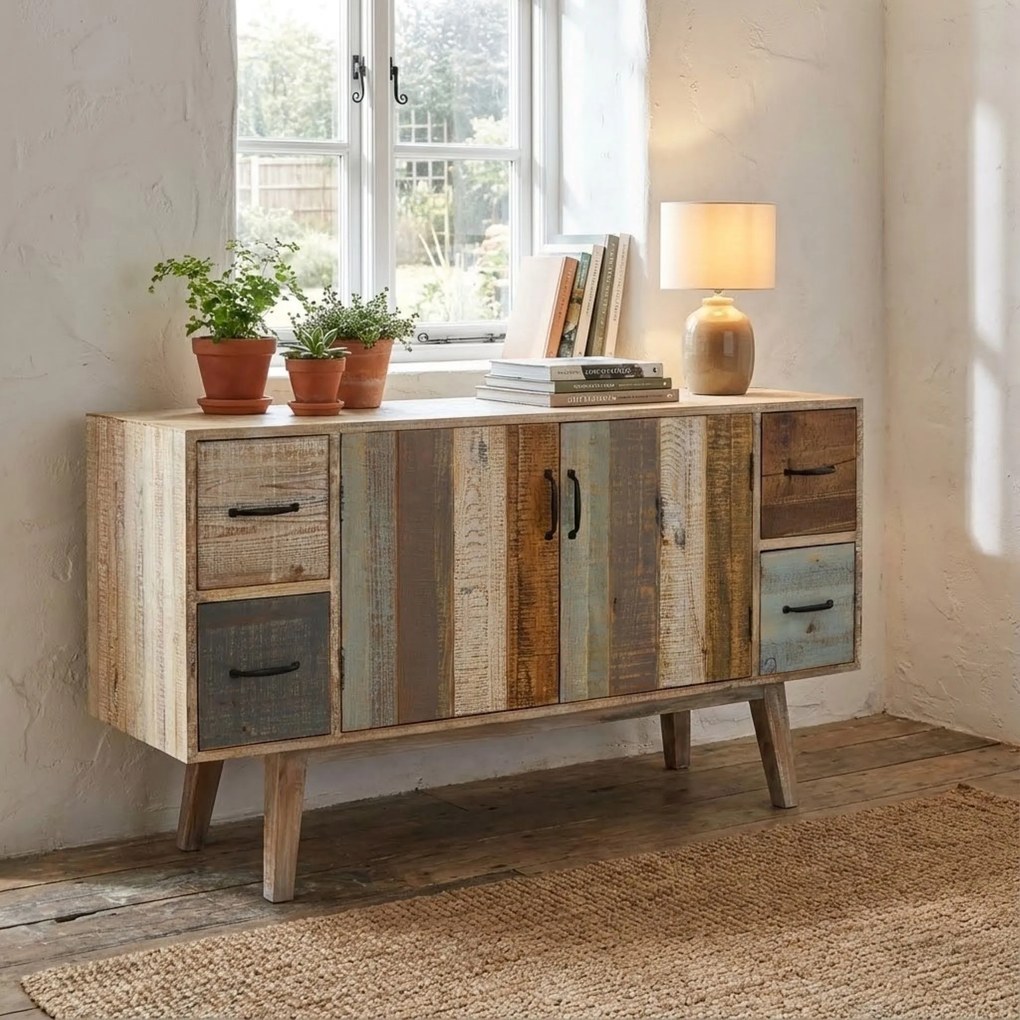 COLORWOOD - credenza in legno colorato