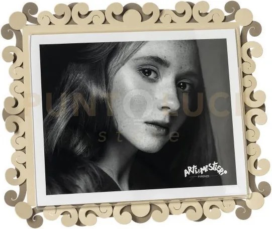 Portafoto koko maxi orizzontale beige,crema