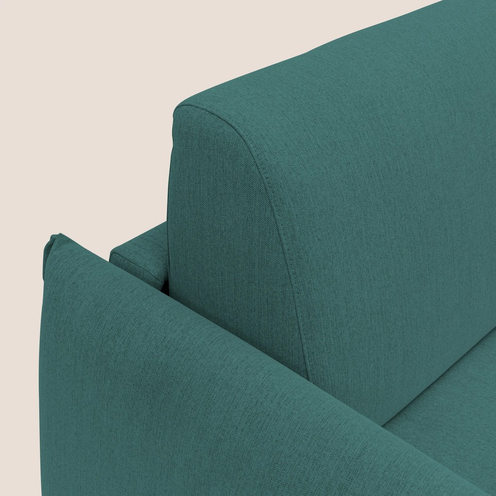 Scarlet divano letto in tessuto misto cotone impermeabile T19 petrolio