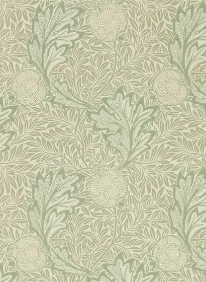 Morris & Co Carta da parati Apple - Bay Leaf