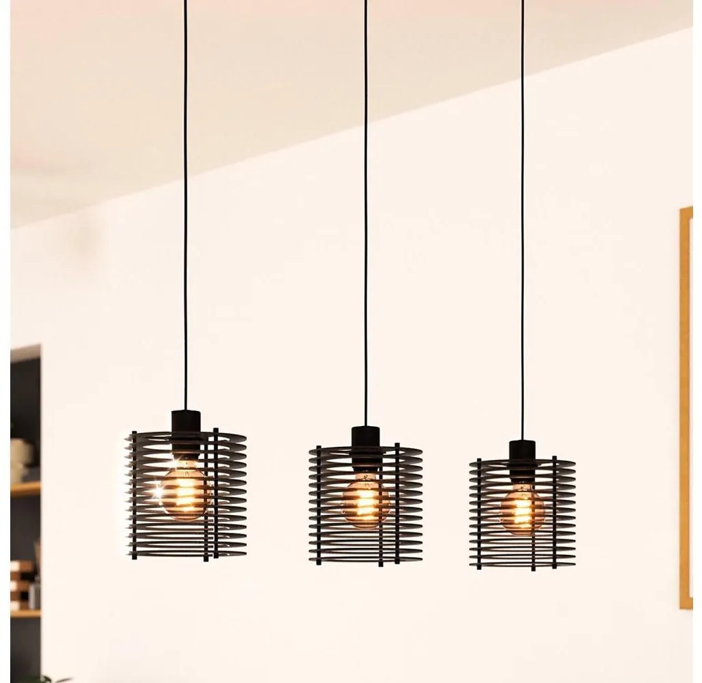 Eglo 900738 - Lampadario a sospensione con filo SEGOVIA 3xE27/40W/230V