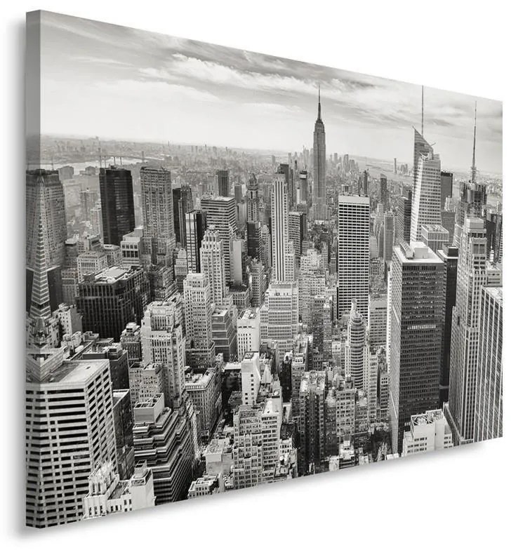 Quadro su tela, Panorama di New York City  Dimensioni 100x70