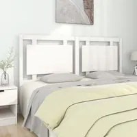 Testiera per Letto Bianca 165,5x4x100 cm Legno Massello di Pino cod mxl 50153